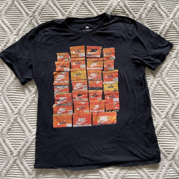 Nike Other - Nike Vintage Black Shoebox Tee Shirt